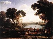 Claude Lorrain Landscape with Dancing Figures (The Mill) vg china oil painting reproduction